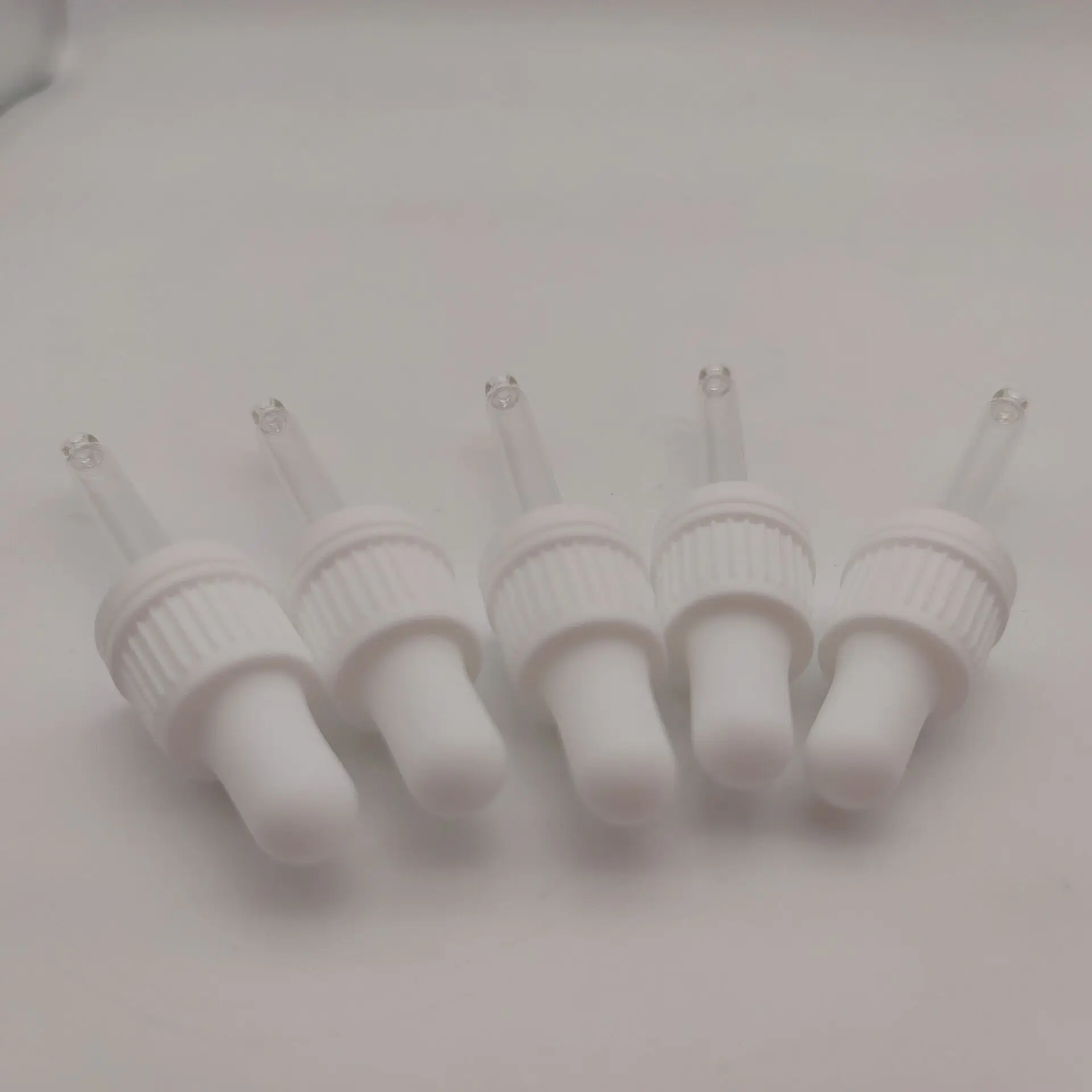 Wholesale 18-415 Black temper evident dropper cap with tip/round head glass pipette  for 20ml DIN18 essential glass