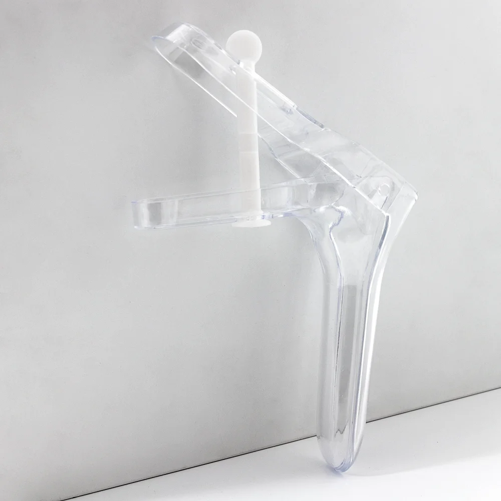 Sterile Portable Efficient Speculum Vaginal Sterile Disposable Plastic Medical Vaginal Speculum With Side Screw