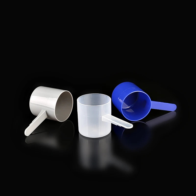 
Plastic 70ml food grade powder spoon blue protein powder scoop 