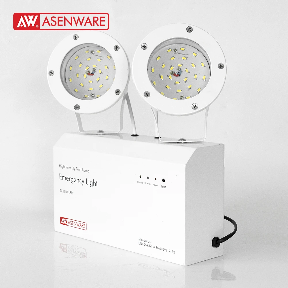 Illuminate With Confidence Twin-Spot Emergency Light With High Brightness Available With 3h Duration Time