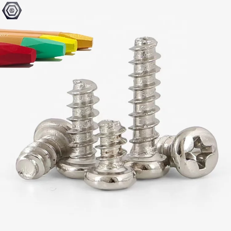 Philip countersunk Head Screws Silver Plated CKS head  self-tapping screw