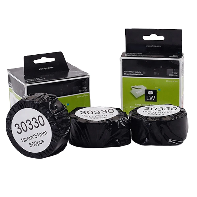 OLANTAI 1-1/8' x 3-1/2' 28mm x89mm dymo 30252 compatible labels thermal paper roll for dymo label machine