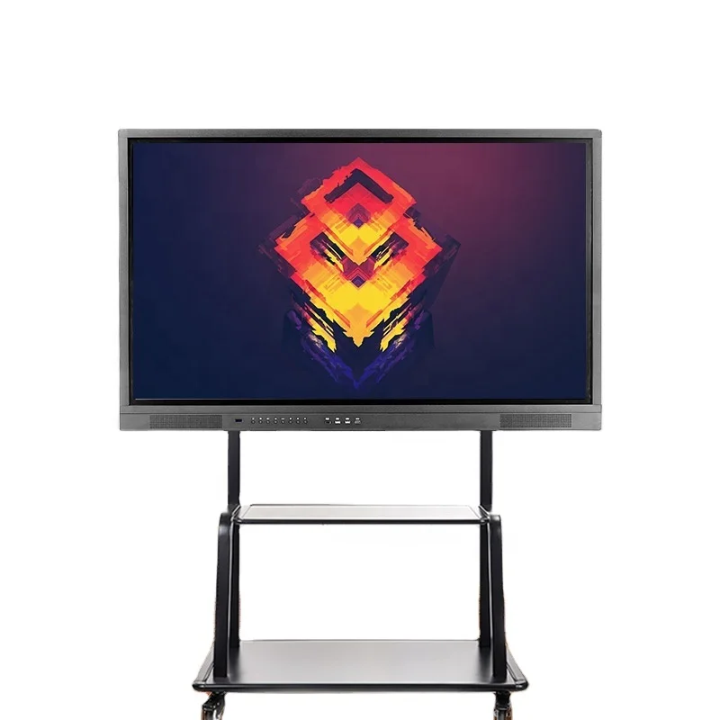 Riotouch HD 4K Led Interactive Screen Touch Screen Monitor LED Smart Board with PC All in One 75 86 Inch Android  Window Pen