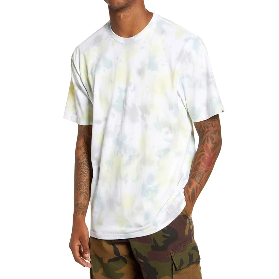 
coolish all-full thin cotton polyester blend tee dye t shirt 