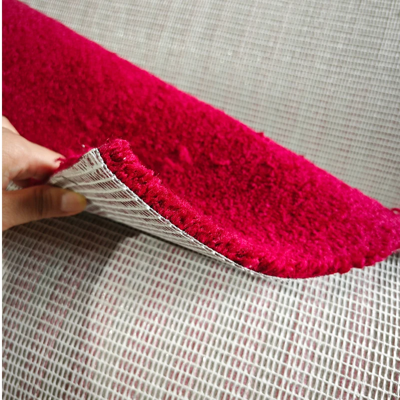 Nordic Style Modern High Pile Tufted Carpet Durable Soft Felt for Living Room or Prayer Use Solid Color for Home