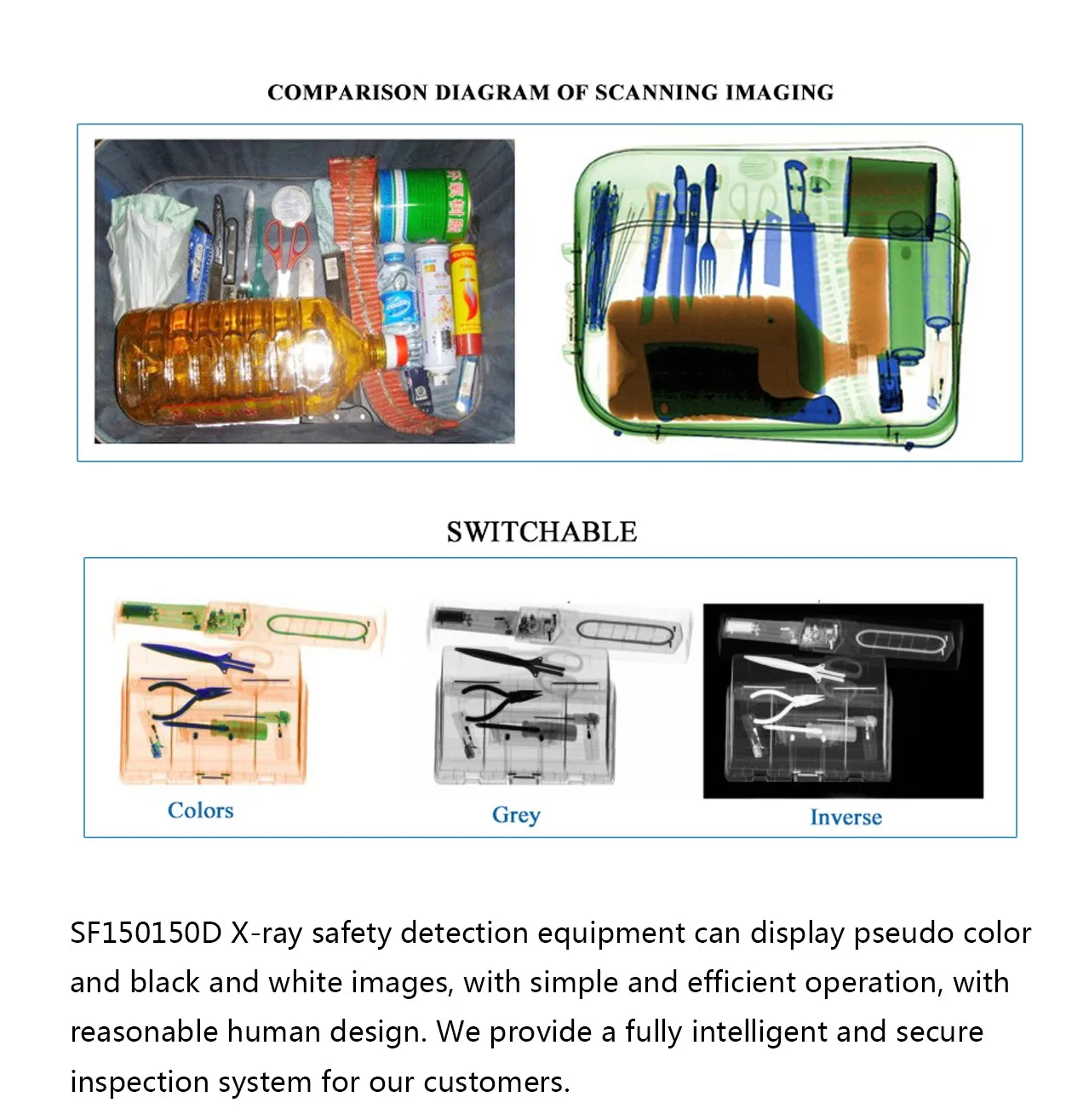 heavy duty subway safeagle station x ray baggage auto diagnostic tool security scanner for taiwan
