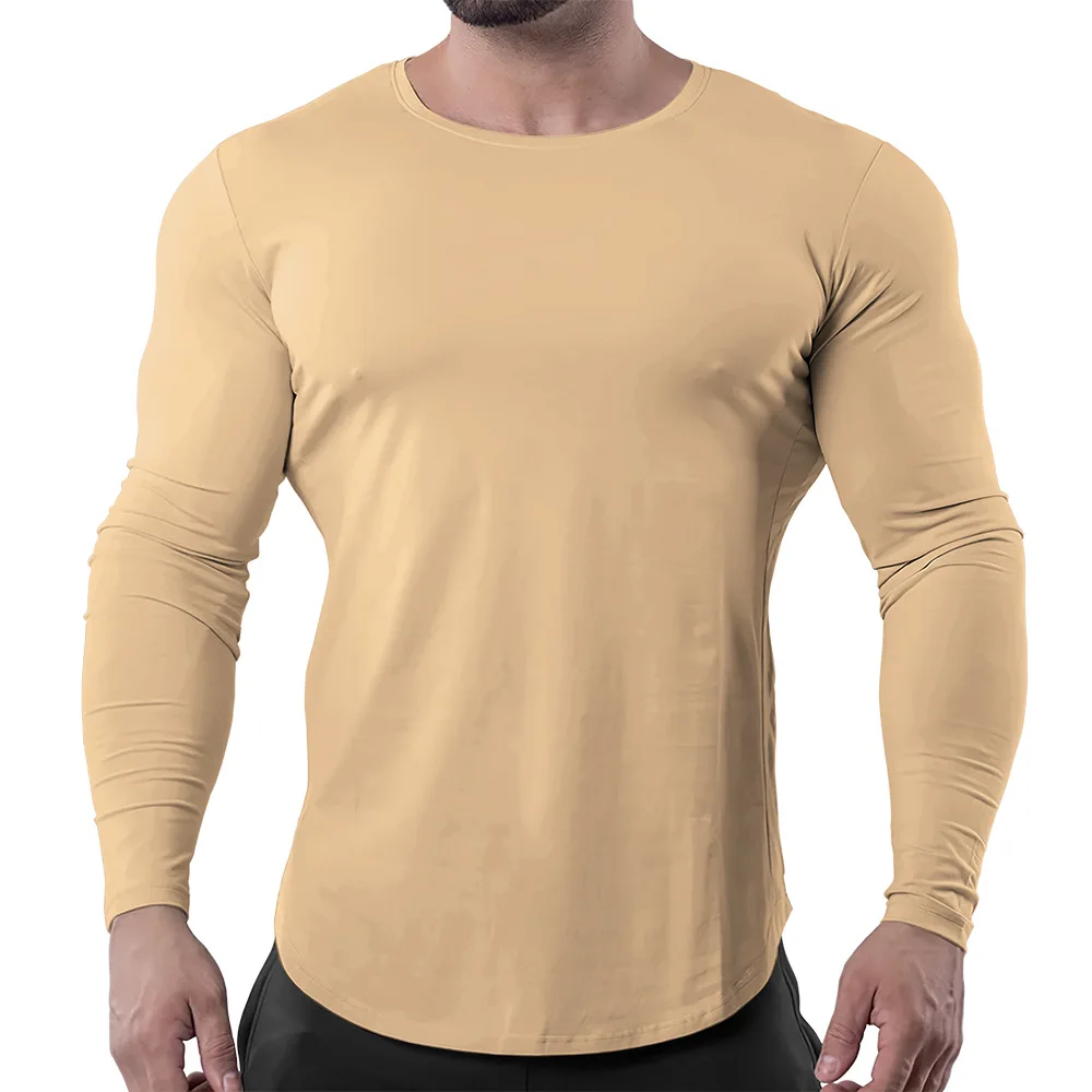 Fitness  brand sports long-sleeved tights male brother basketball running training fitness clothes