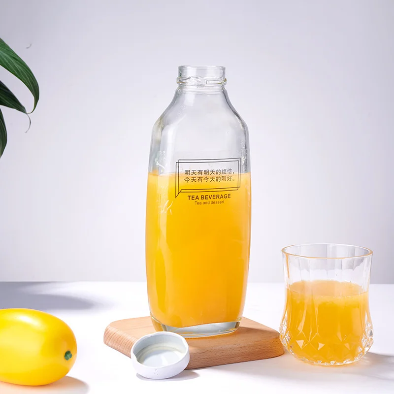 Custom Milk Orange Mango Empty Fruit Drink Juice Bottle 500ml Packaging For Juice