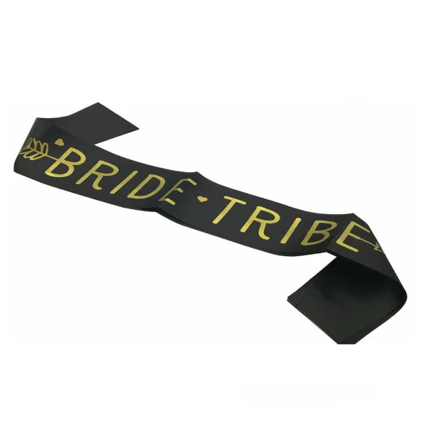 1 Pcs Cute Bride To Be Bride Tribe Sash Bachelorette Hen Night Party Bridal Shower Wedding Bridesmaid Decoration Gift Favor