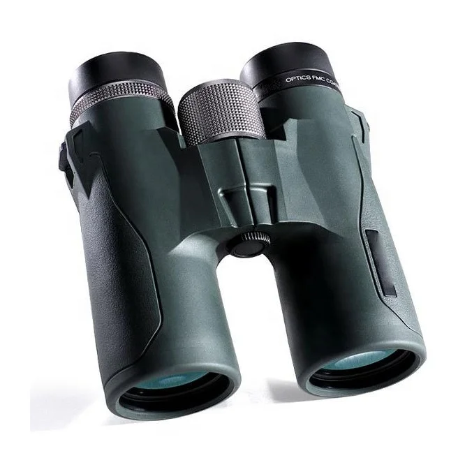 High Quality Tactical Nitrogenous Waterproof  8x42 10x42 High Power Dark Green BAK4 Binoculars Telescope for Outdoor Hunting