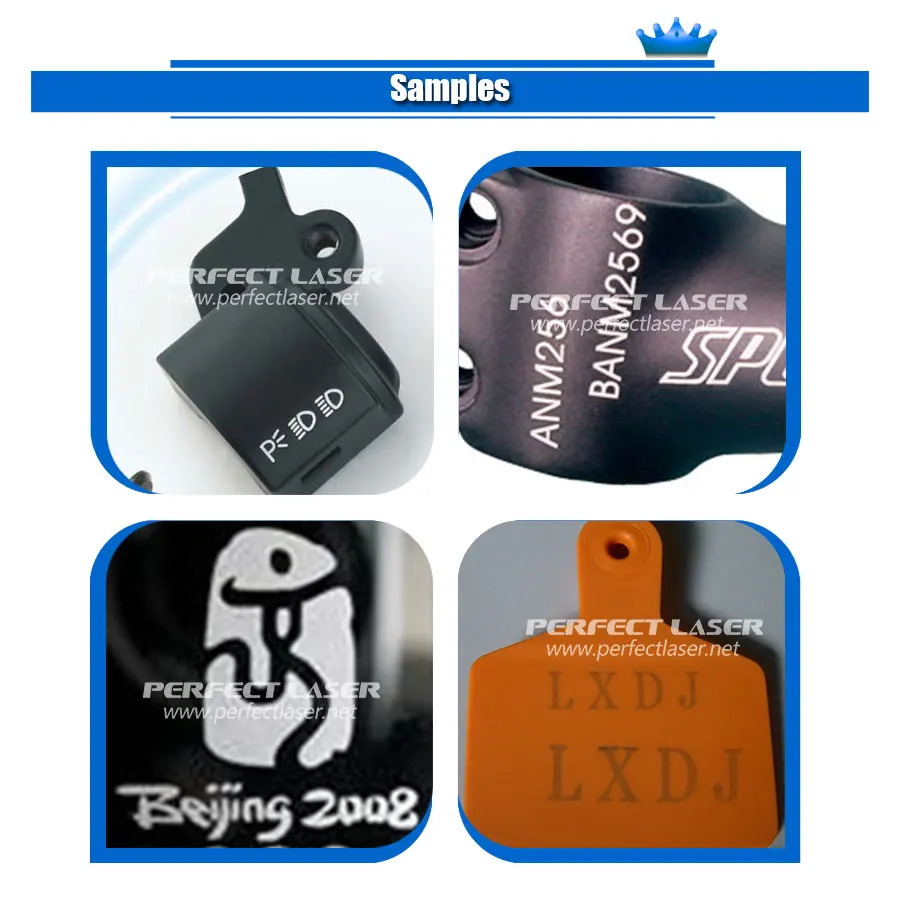 Perfect Laser -Gantry Type CCD Auto Position Fiber Laser Marking Machine 100W