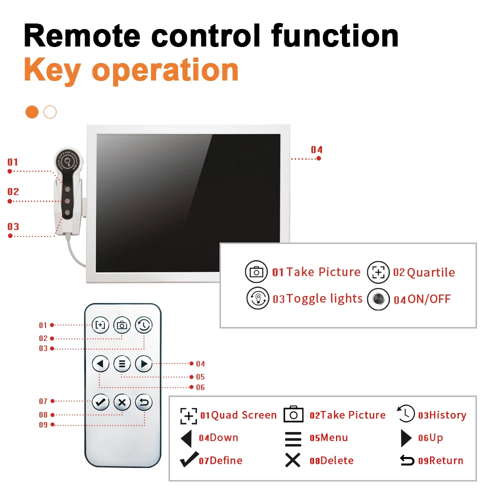 Home use 5 in 1 scalp hair analyzer beauty skin hair scalp detector analyzer professional beauty machine