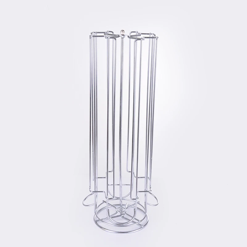 YZ1373C Rotating Iron Wire Coffee Capsule Stand  For 28 Pack Dolce Gusto