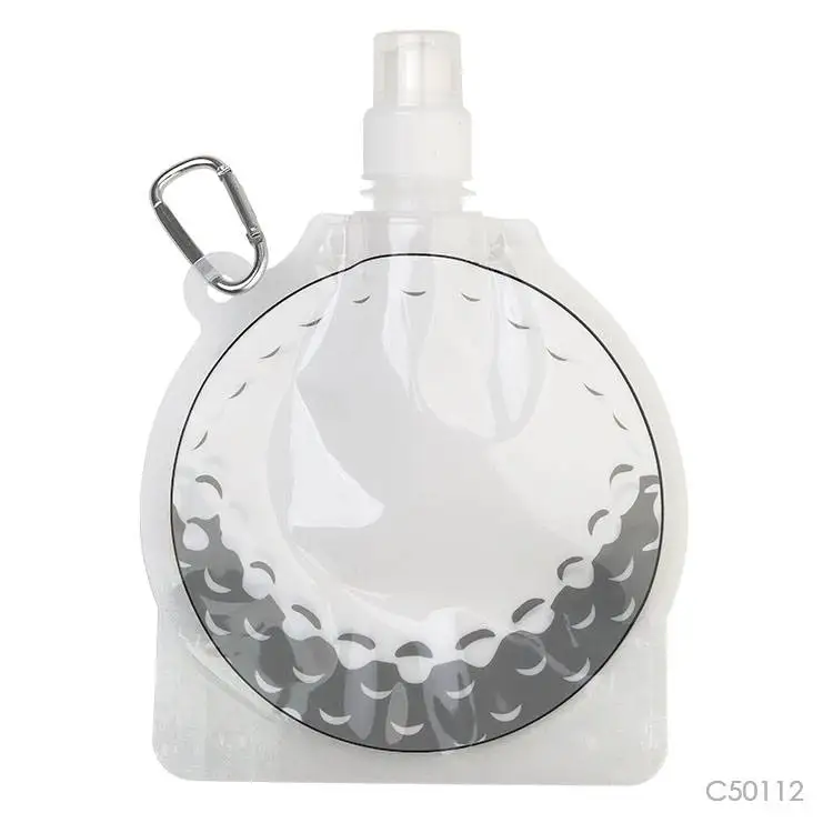 Prostar 450ml Novelty PET Football Basketball Baseball Golf ball shape Spout Pouch Water Bag