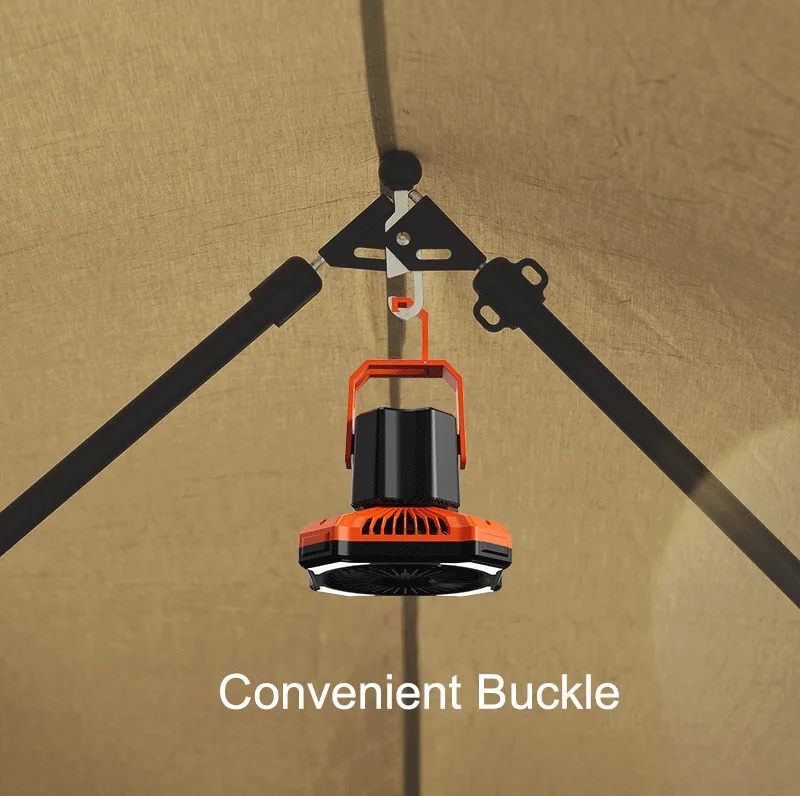 Customized Portable MINI Rechargeable Battery Smart Wireless LED Light Remote Camping Outdoor Ceiling Fans