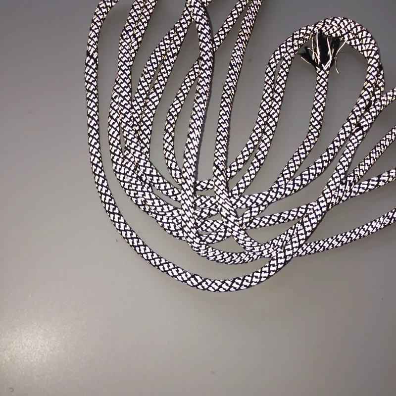 
High quality woven rope reflective rope factory direct sales 