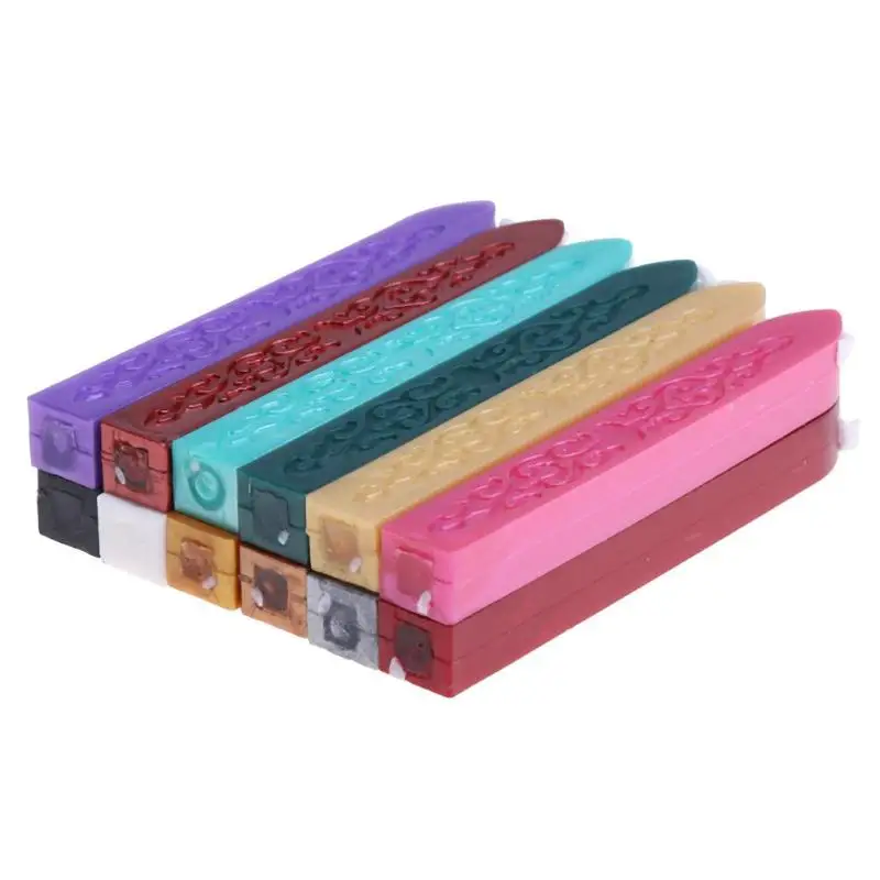 Wedding Office Use Wax Seal Stick With Wick Sealing Wax Sticks