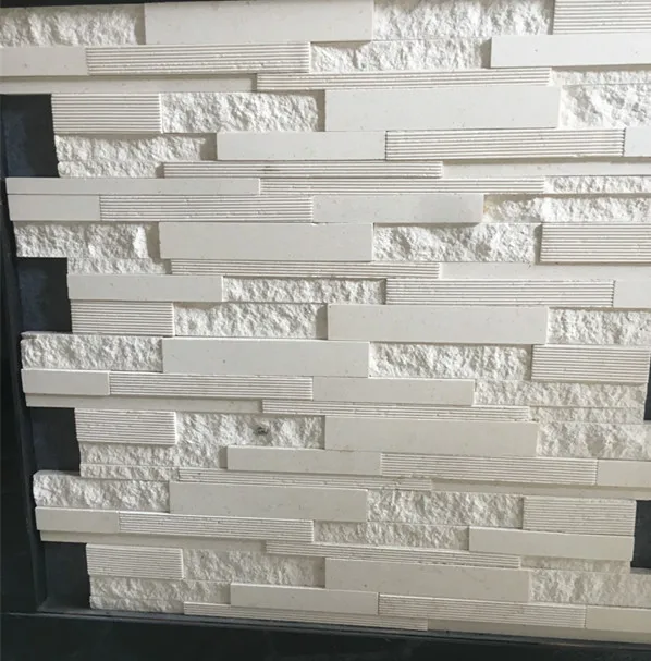 Natural Beige Color Marble Stone Cladding Travertine Wall Veneer