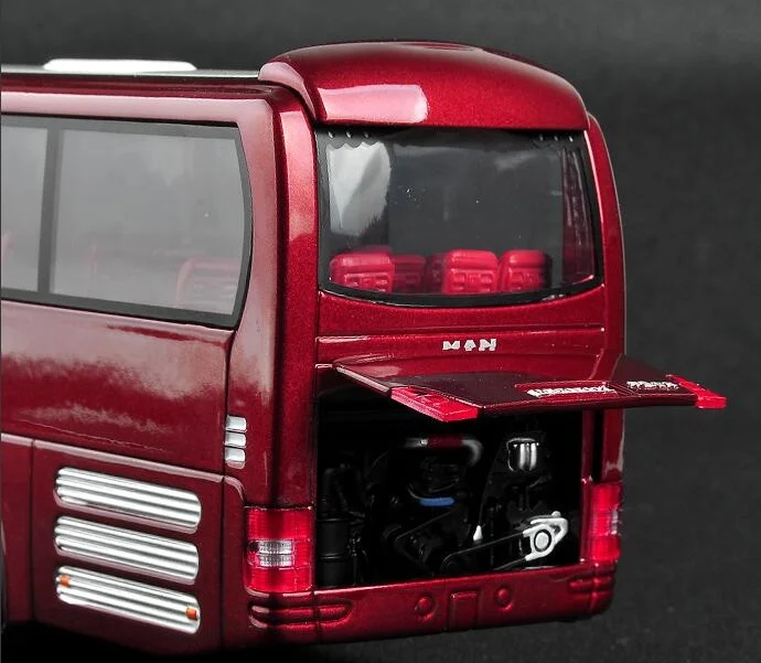 
New Hot Collection High quality Diecast Models Bus 142 Scale Long Distance Coach Bus 