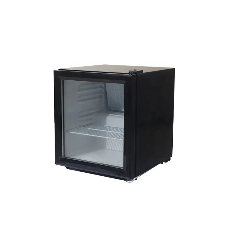 Mini Upright Display Table Top Chiller Showcase drink Cooler mini bar cooler SC52