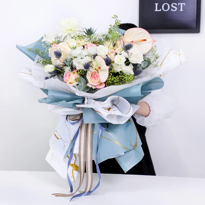 Flower Gift Florist Art Wedding Waterproof Wrapping Paper For Flowers And Gifts