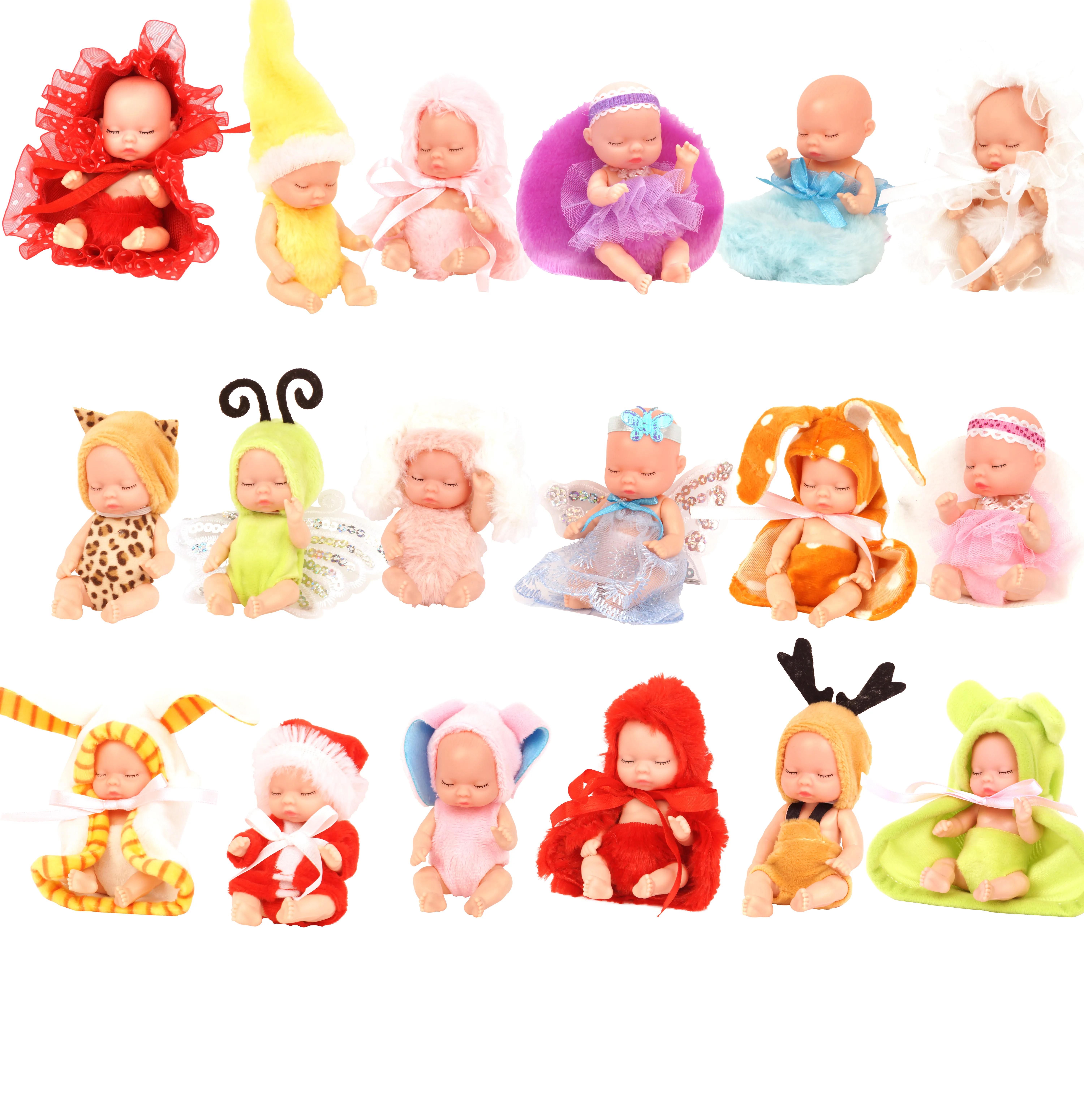 2022 Newest Style Adorable Reborn Sleeping Dolls Alive Dolls Six Style mixed for Little Girls