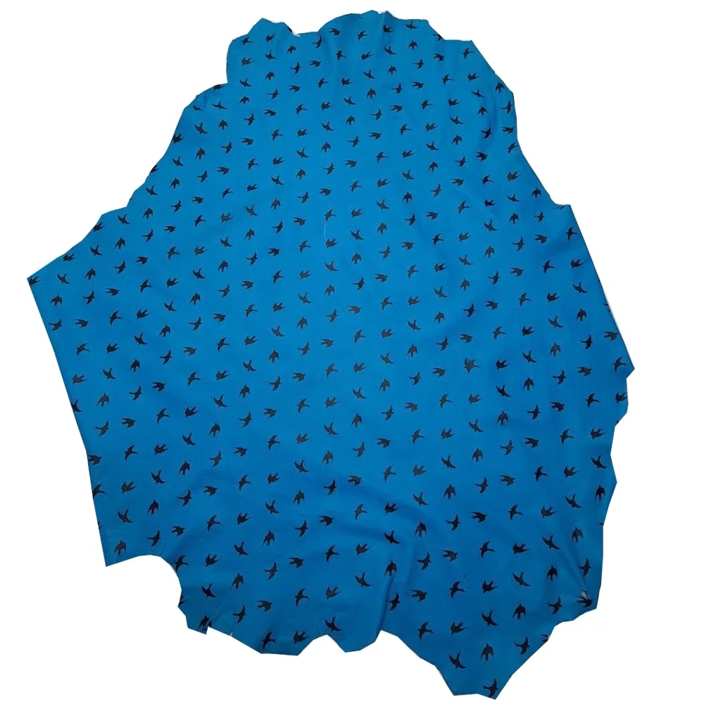 Premium Quality Leather Sheep Cabretta color Blue for Gloves Materials