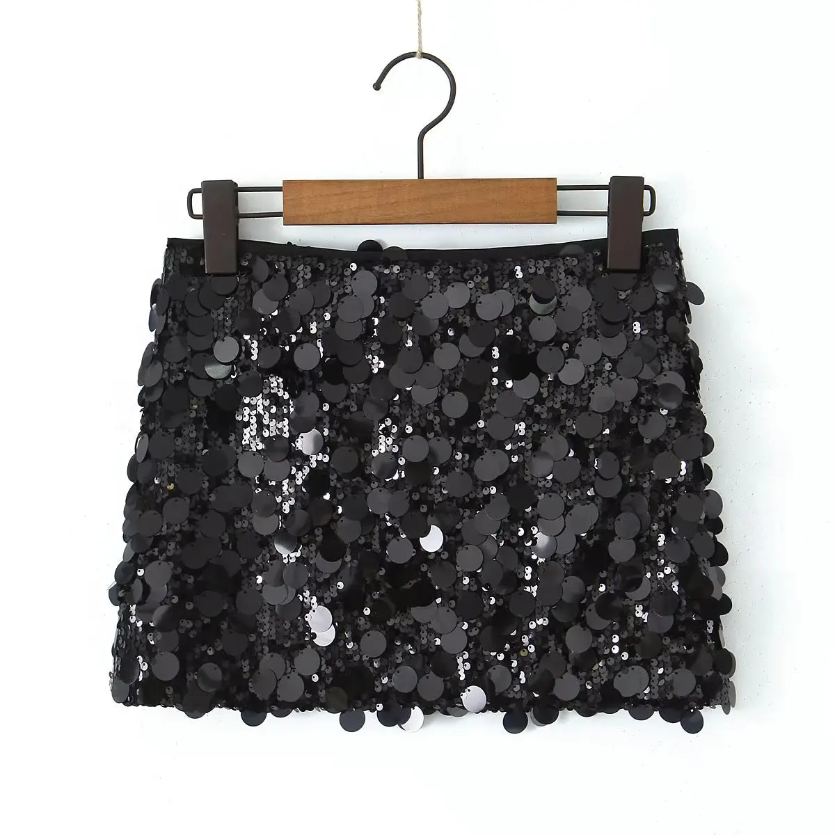 Wholesale New 2024 Luxury Sequin Party Short Skirt Low Waist Streetwear Sexy Cute Sequined Mini Skirt