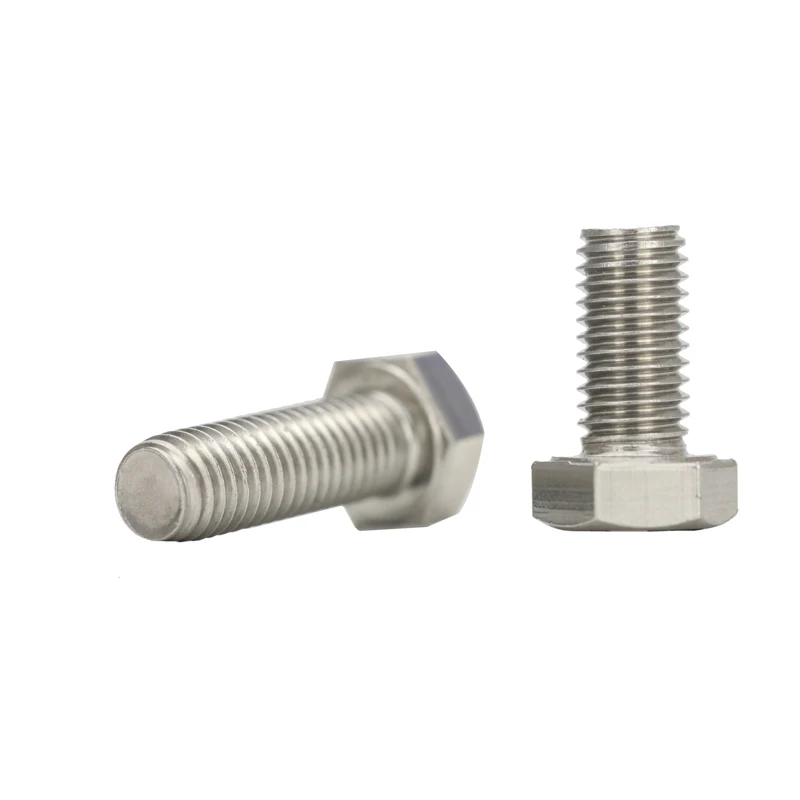 Factory direct sale din933 hex bolt M5-M30 ss316 a4-70 stainless steel hex bolt