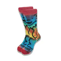 Funny Anime movie character cartoon Socks and tie-dye Novelty Creative Hip hop  skateboard men socks