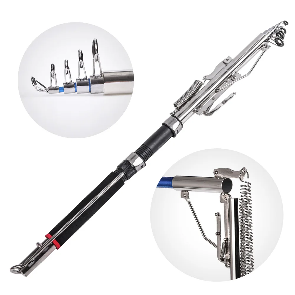 Automatic Made In China Sea Fishing Rod Price Self-lifting Rod Throwing Telescopic Fishing Gear
