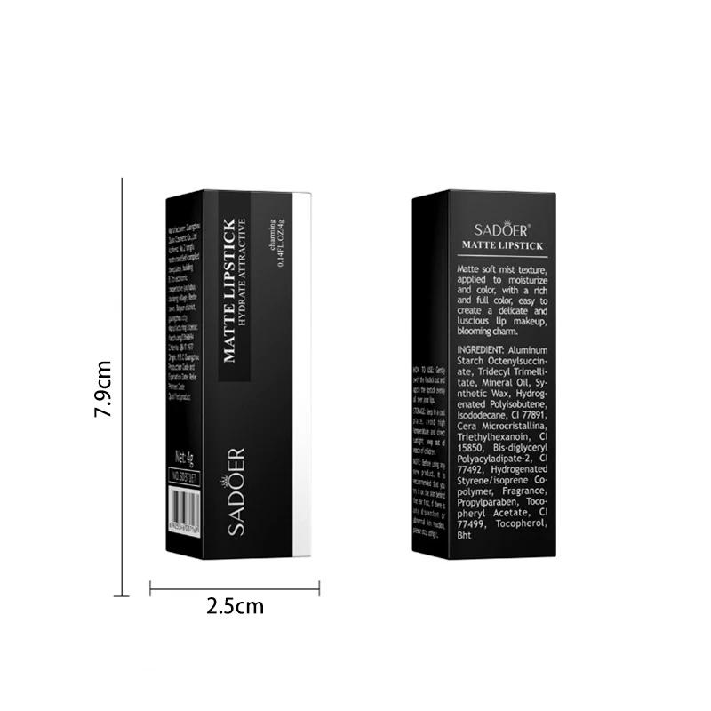 Multi Color Versatile Matte Velvet Lipstick Long-lasting Smudge-free Waterproof Lipstick For Beauty