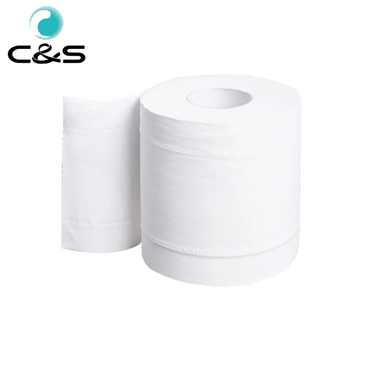 No Glue Lamination Toilet Paper Hygienic Tissue Fragrance Free Paper Roll Tissue