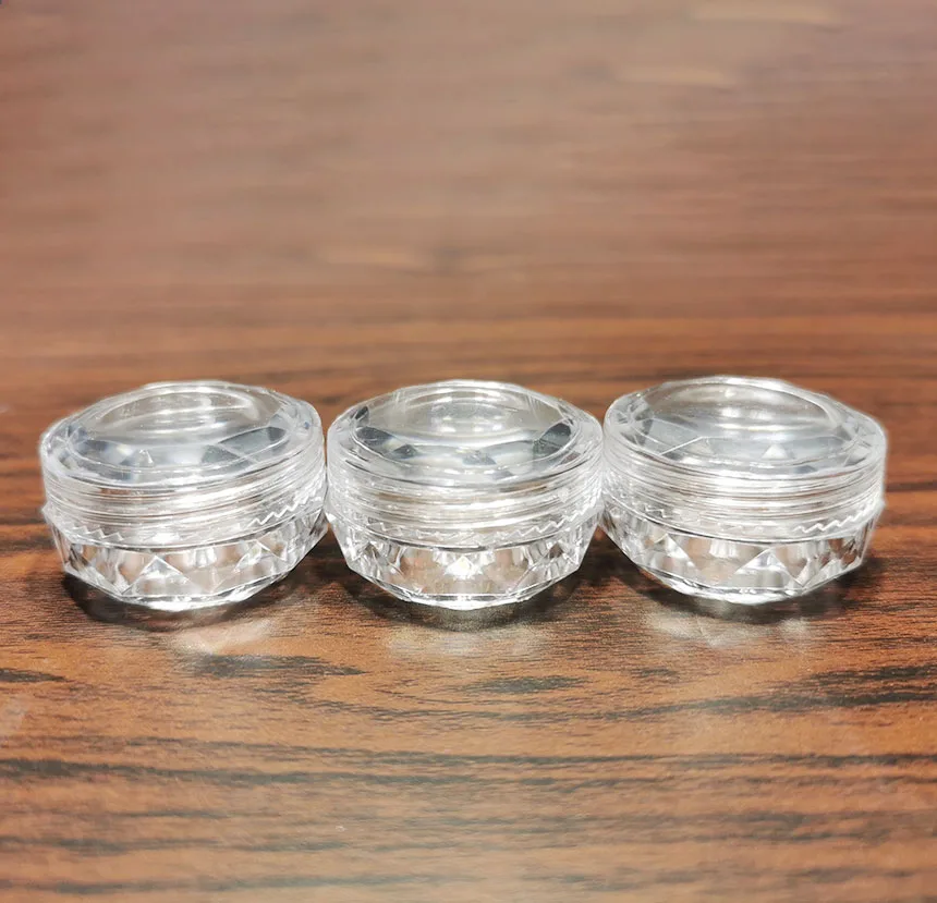 New Design 5g 10g Empty Uv Gel Jar Powder Jar Container Cosmetic Jars for Nail Art Glitter Cream