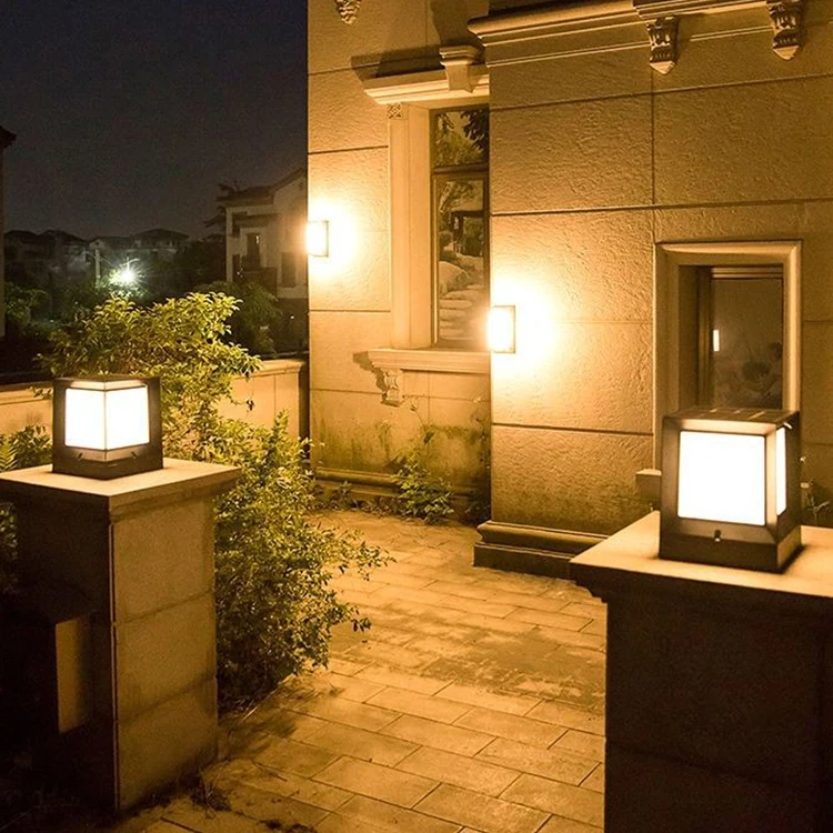 Hot Sale 6w IP65 Popular Design Solar Garden Lighting Home And Garden Decor Lamp Outdoor Solar Lantern