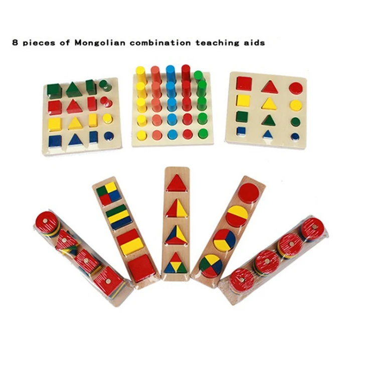 
Hot New Product Baby Matching Board Montessori Teaching Kids Educational Montessori Wooden Toys 