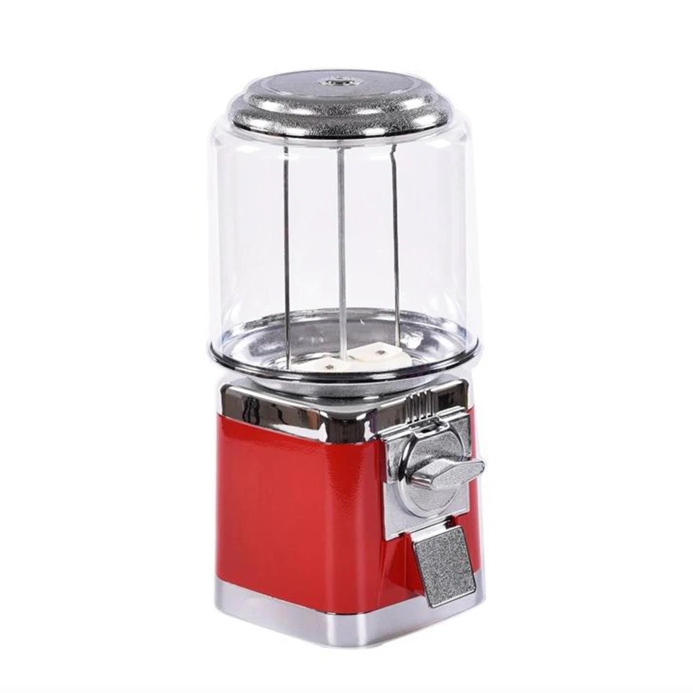 Forkwin Gumball Machine with Candy Capacity Dispenser Capsule gift Red Candy Vending Machine for Home use Business