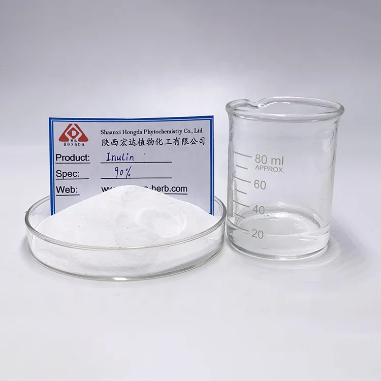 Hongda Supply Organic Inulin Chicory Root Extract 90% Inulin 90% 95% Inulin Powder