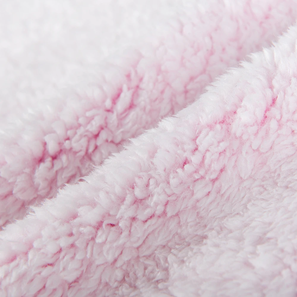 Wholesale 100% Polyester Soft Knitted Plush Fleece Shu Velveteen double side mirco sherpa fabric