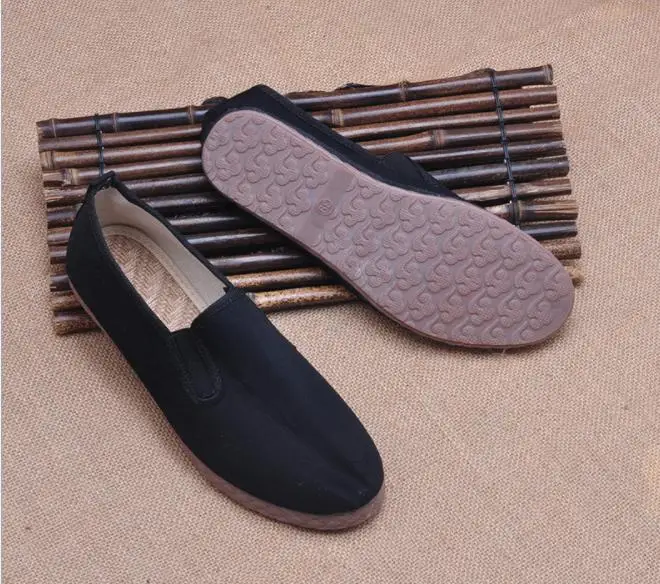 2021 fashion burlap shoes casual outdoor men shoes cotton and linen breathable slip-on cloth shoes