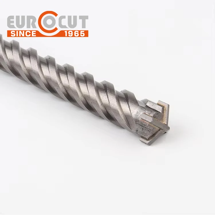 EUROCUT Manufacture High Quality SDS Plus Electric Hammer Drill Bit for Concrete Wall Brick Drilling