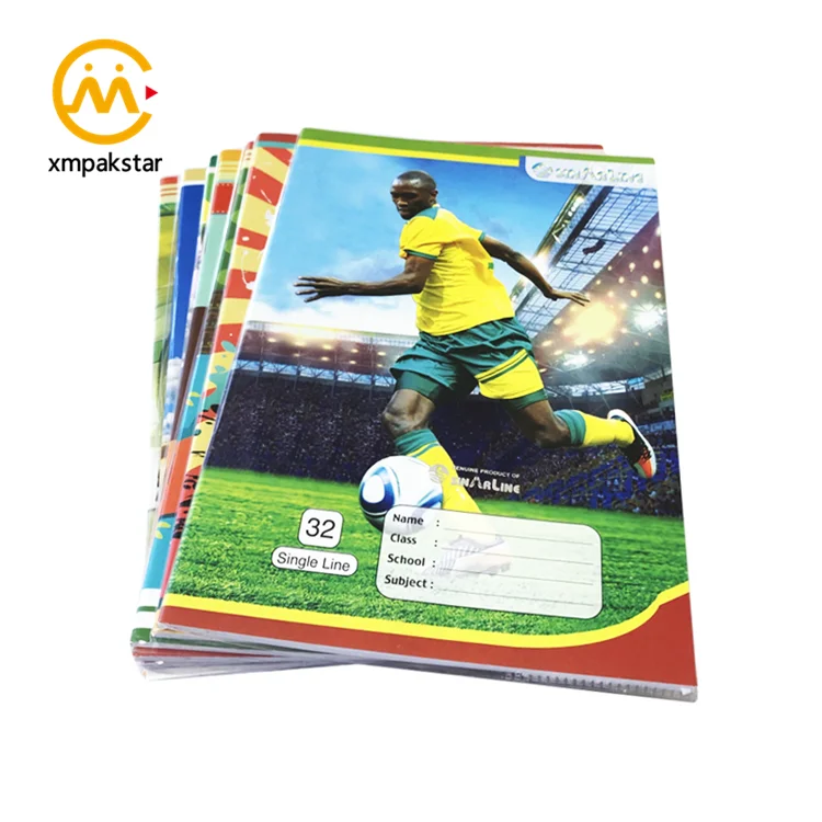 Government tender high quality primary school student soft cover cheap exercise book notebook A4 custom