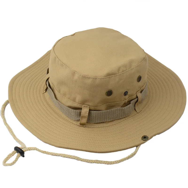 Straw Hats Outdoor Bucket Camping Bush Walking Foldable Hat Wholesale Beach Fishing Printed Evergrowing