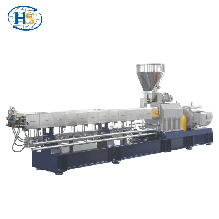 high configuration for wire cover plastic pellet making machine with underwater pelletizing twin screw compounding extruder
