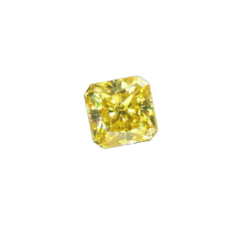 Tianyu Gems Wholesale Top Quality Genuine Fancy Vivid Yellow Moissanite Diamond Price Per Carat