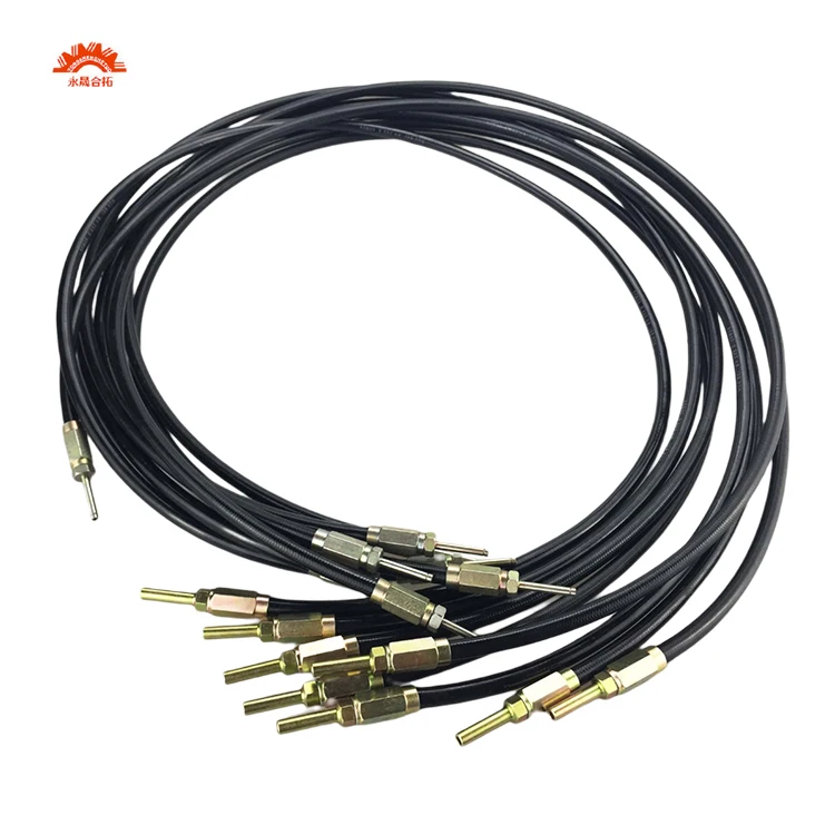 YONGSHENG Factory High Pressure Resin Hose Lubrication Hose Stud Accessories Threaded Sleeve Hose Centralized Lubrication System