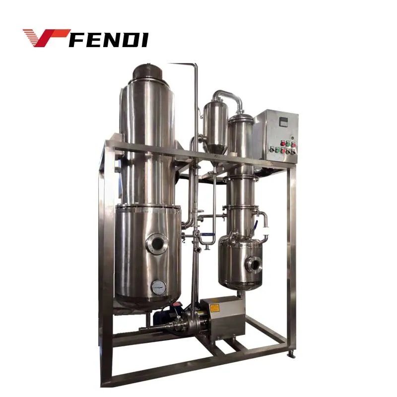 50l/h 5000l high efficient multiple multi effect lab scale climbing and vacuum oil falling film evaporator concentrator
