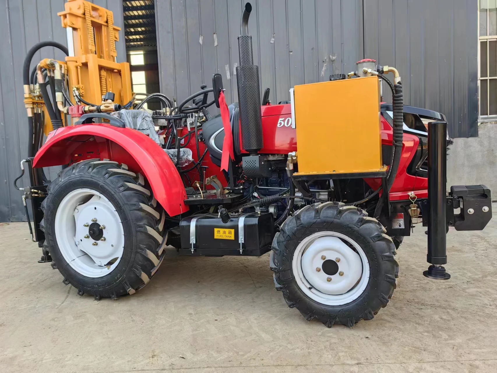 NKS220 tractor mounted rotary drilling rig automatic hydraulic drilling machine for sale