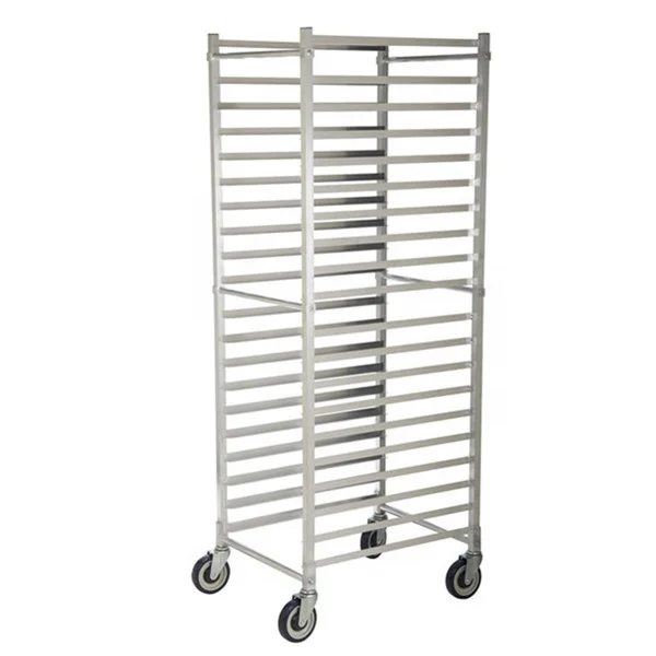 Wholesale commercial stainless steel bread baking cooling rack/bread cooling trolley rack/storage shelving racking