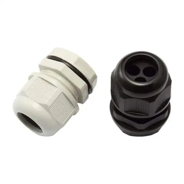 Industrial CE RoHS IP68 Nylon Multi Hole Entry Wire Protection Double Hole Waterproof Cable Gland Types Insert Australia